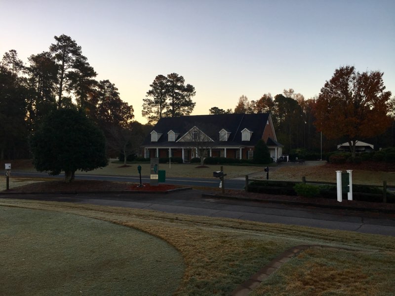 Clubhouse from golf course