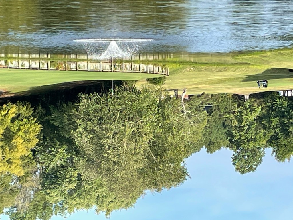 View of Golf Course with fountain